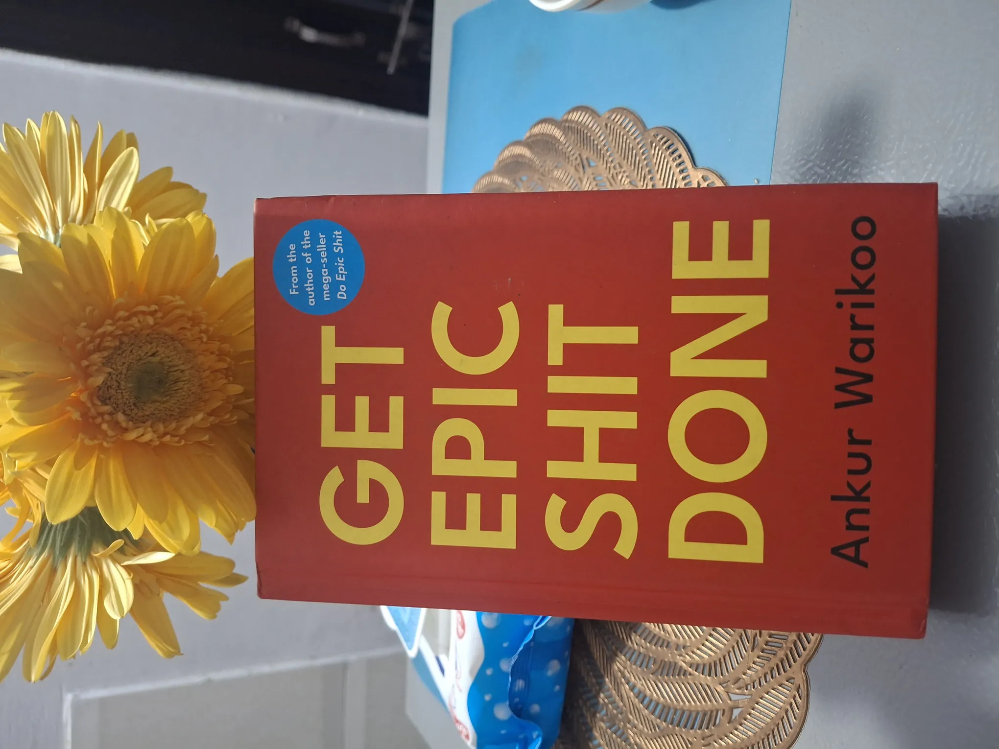 Buy used Ankur Warikoo Get Epic Shit Done Book New Hardcover Red Yellow online on Resellpur