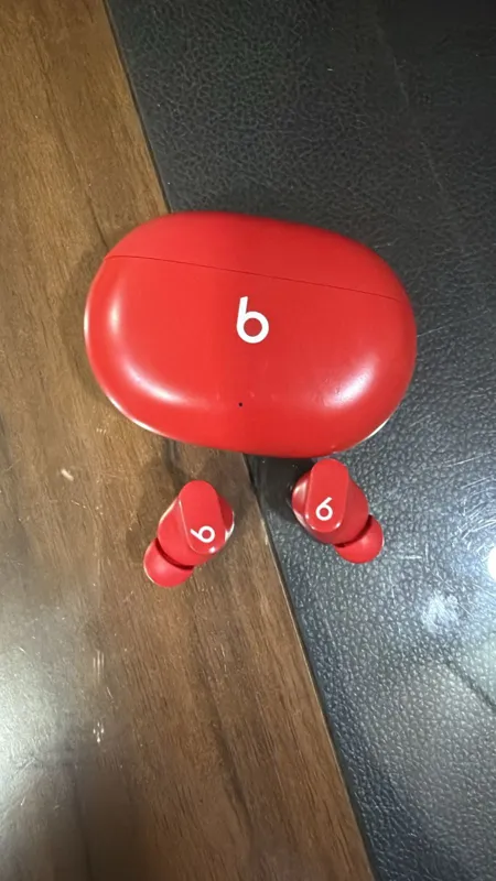 Buy used Beats Studio Buds Red Wireless Earbuds Like New Condition online on Resellpur