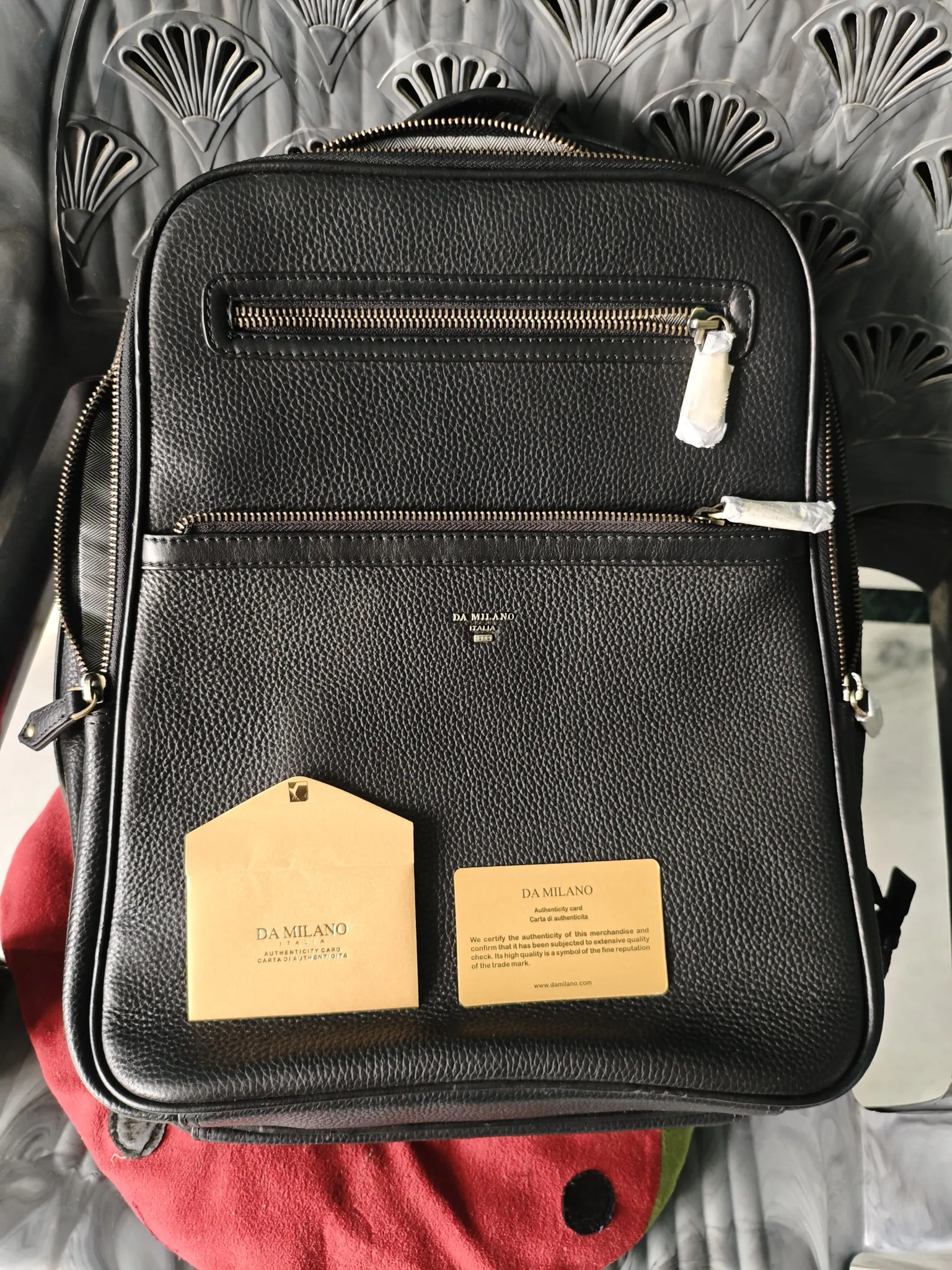 Da Milano Italia Unisex Genuine Leather Office Bag With Lifetime Warranty