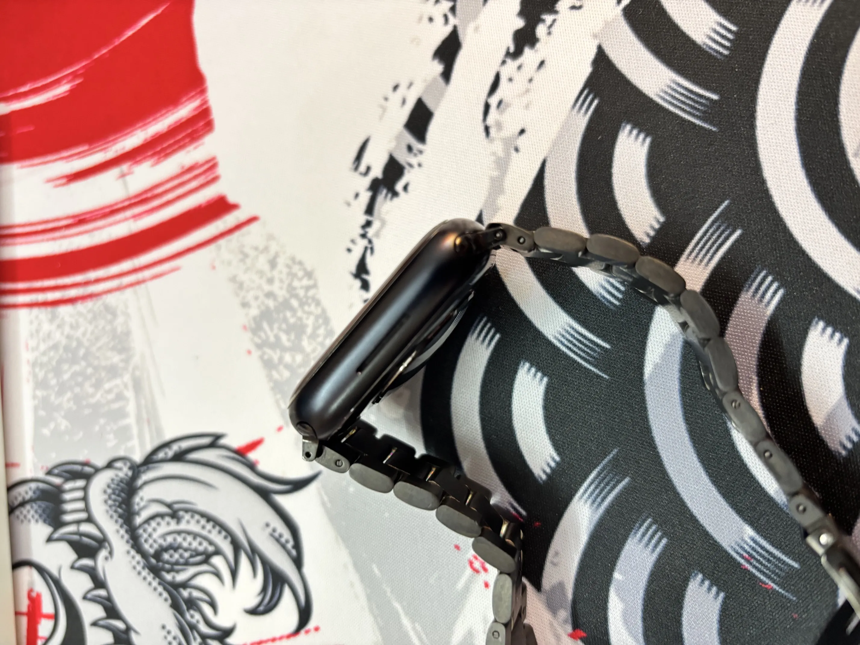 Apple Watch Series 9 45mm Aluminium Black Metal Strap