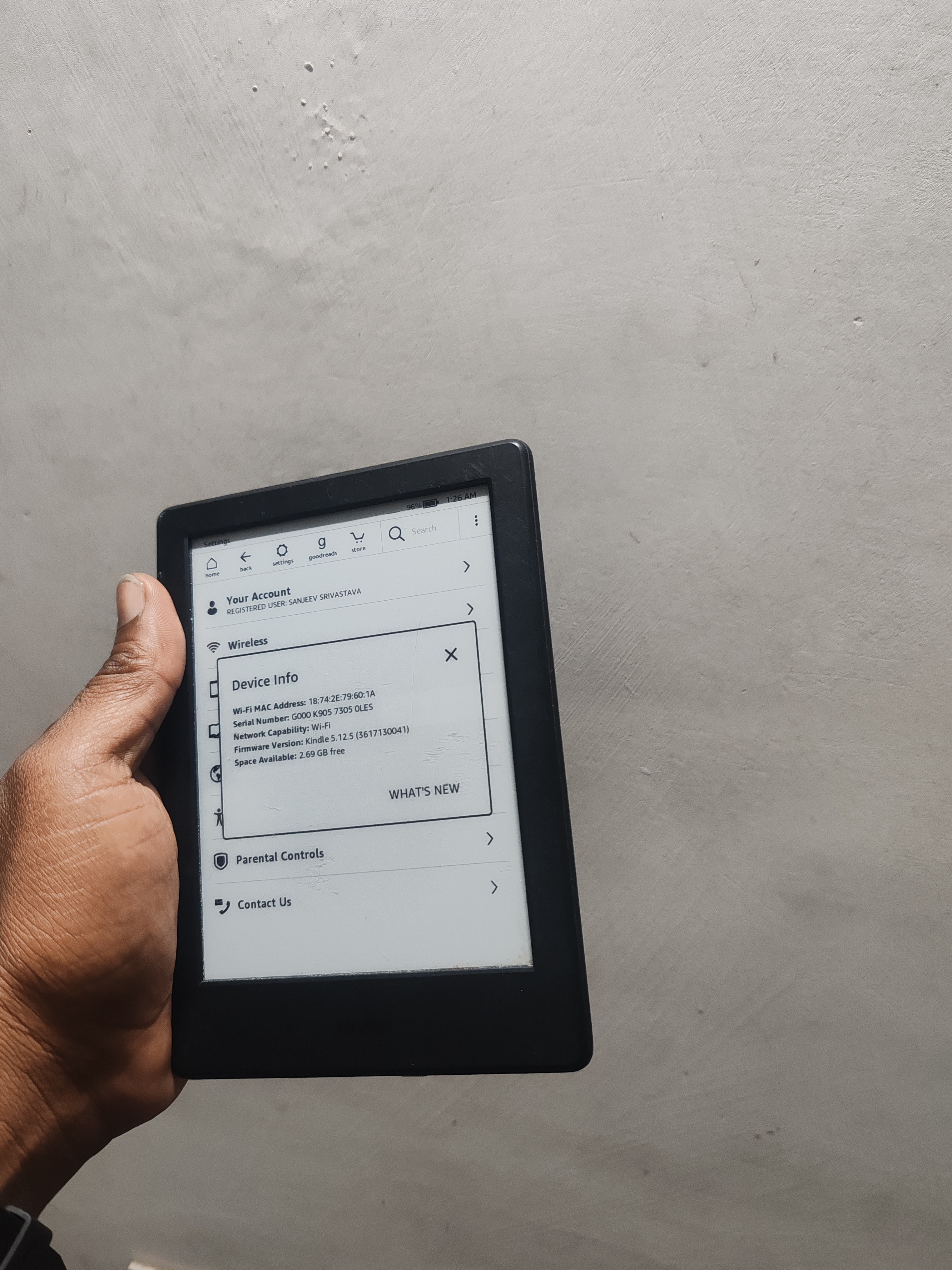 Buy verified used Amazon Kindle 8th Gen Used Basic Non-backlight Black online on Resellpur