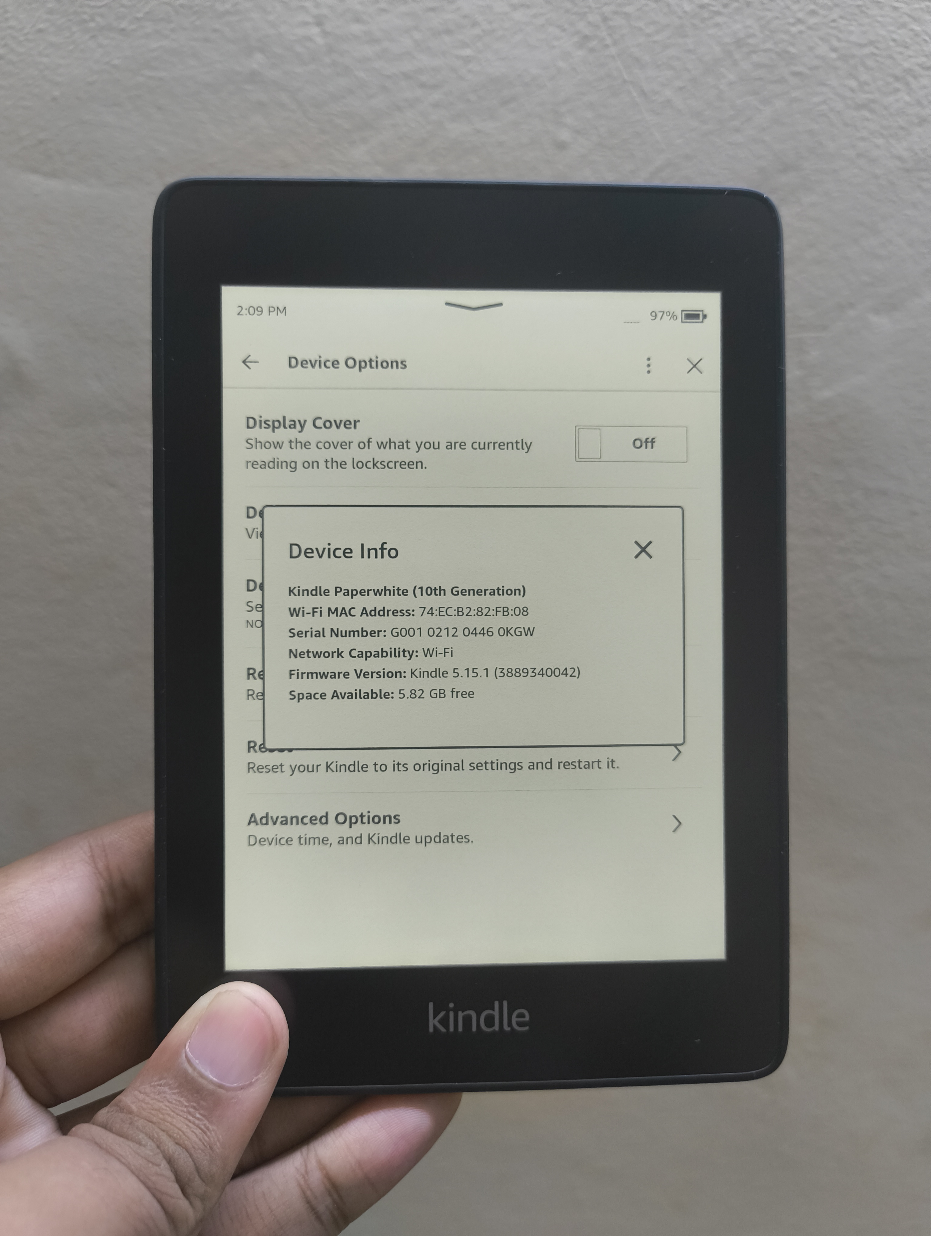 Buy Used Kindle Paperwhite 10th Gen 8GB E-reader - High