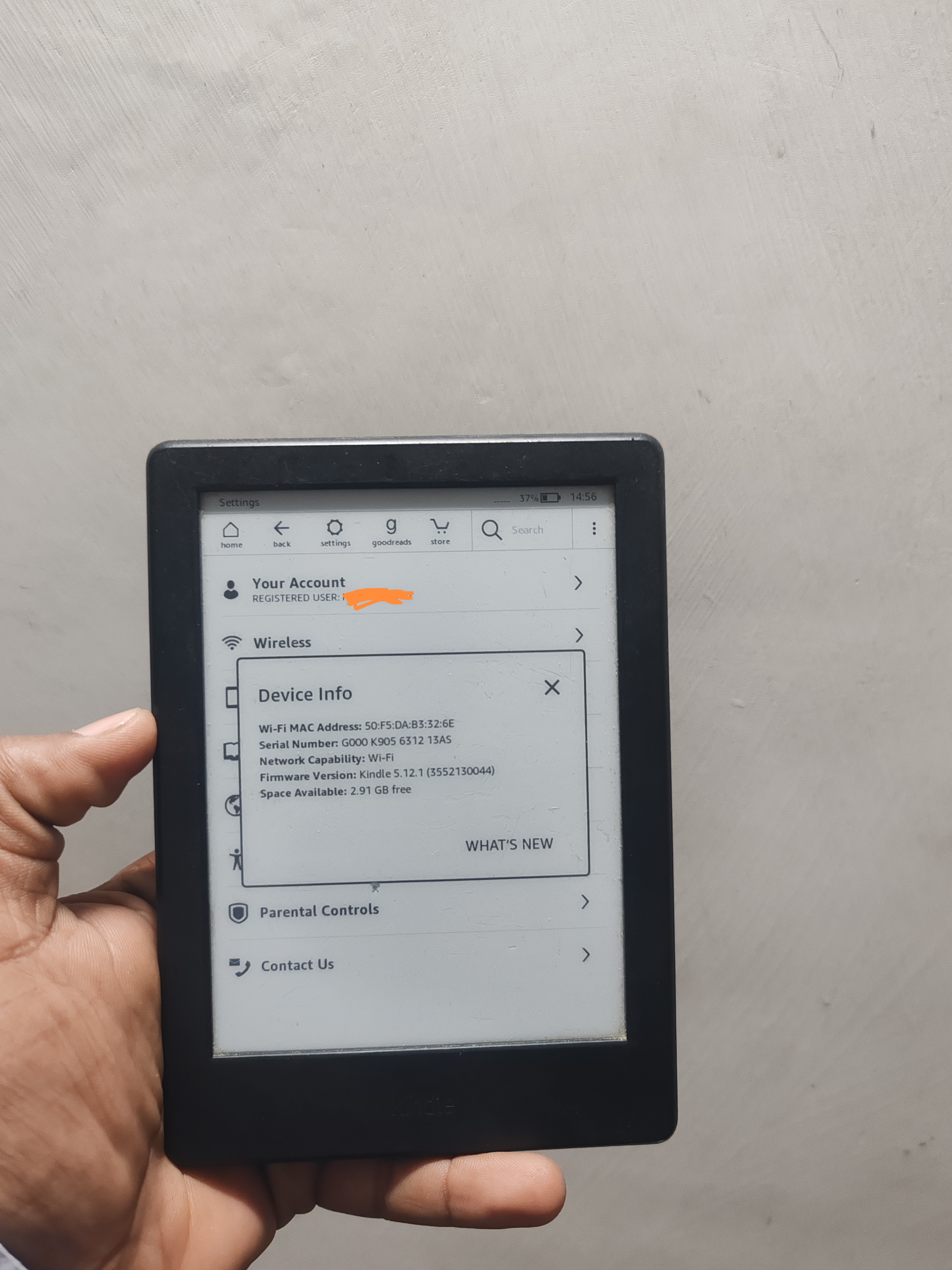 Buy verified used Amazon Kindle 8th Gen Used Ebook Reader Black online on Resellpur
