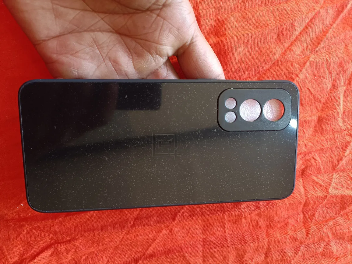 Oneplus Nord 2 Durable Silicone Back Cover - Black