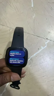 Fitbit Versa 4 – Good Condition | Smartwatch | Black | Fitness Tracker