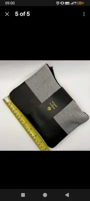 Aqua Di Parma Excellent Condition Pouch Black & Grey - Stylish & Practical