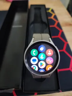 Samsung Galaxy Watch 5 Pro Slightly Used Unisex Smartwatch Gray 45mm Bluetooth + Wi-fi