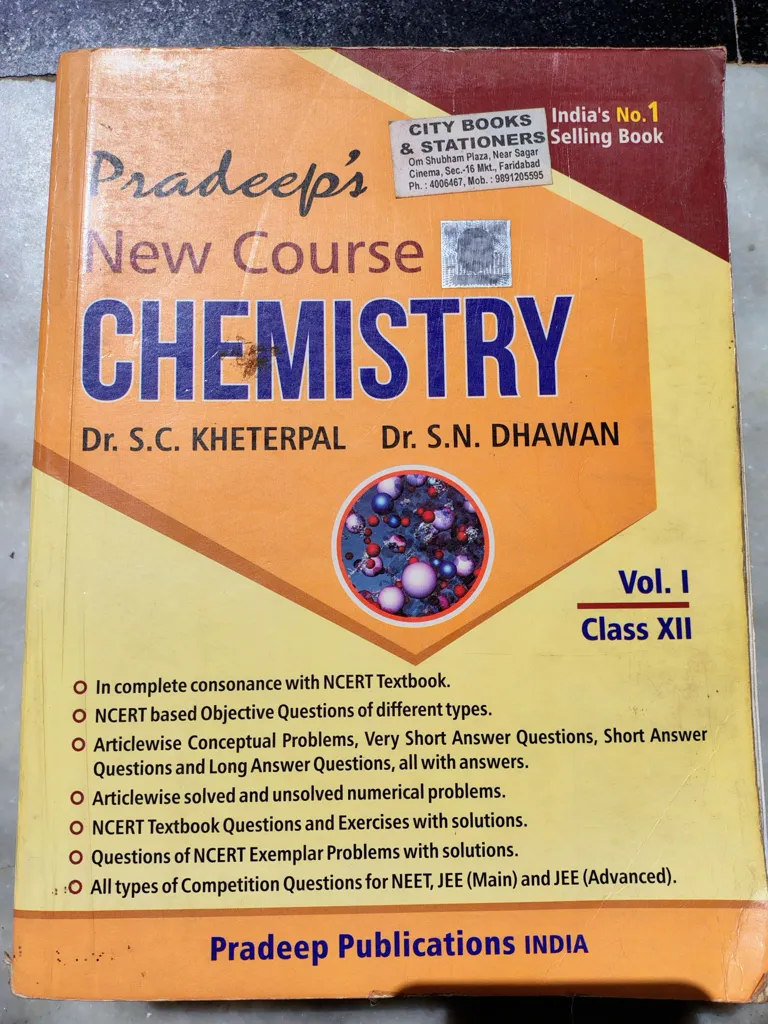 Pradeep's new course Chemistry class 12th
