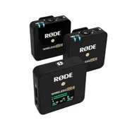 Rode Wireless Go II Dual Channel Microphone System, Black, 2 Transmitters & Receiver