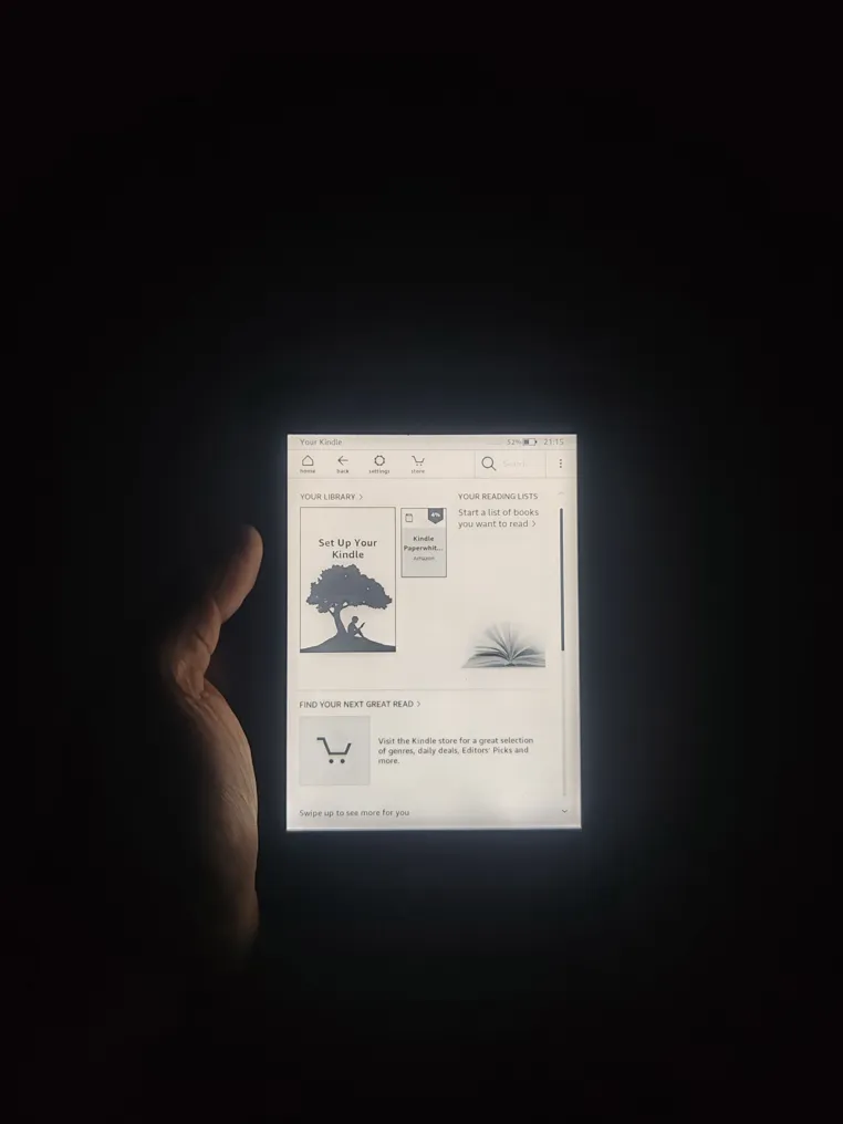 Amazon Kindle Paperwhite 7th Gen Like New Black Glare-free Display With Backlight