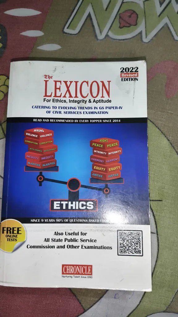 Lexicon Ethics, Integrity & Aptitude Hardcover Book 2022 - English