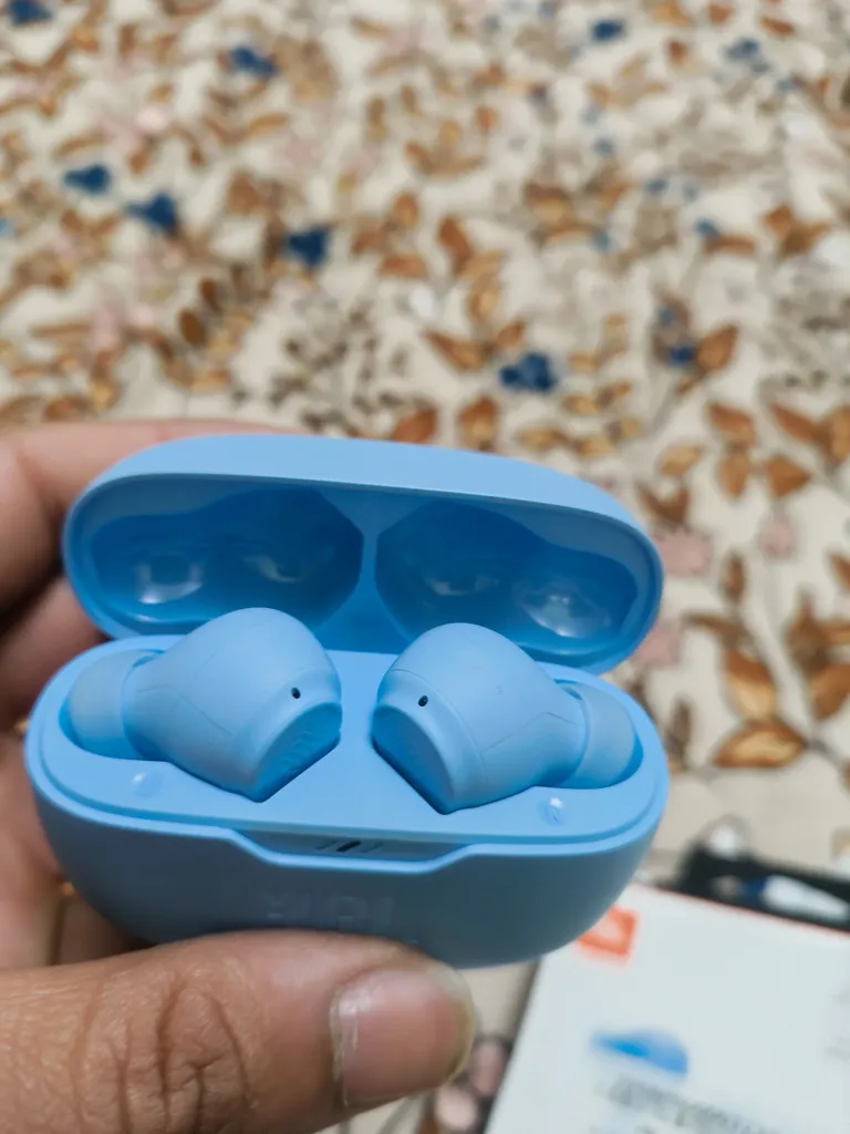 JBL Vibe Beam - Fully Working - Wireless Earbuds - Blue