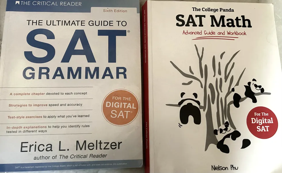 Erica L. Meltzer SAT Grammar & Math Digital Edition Paperback Set