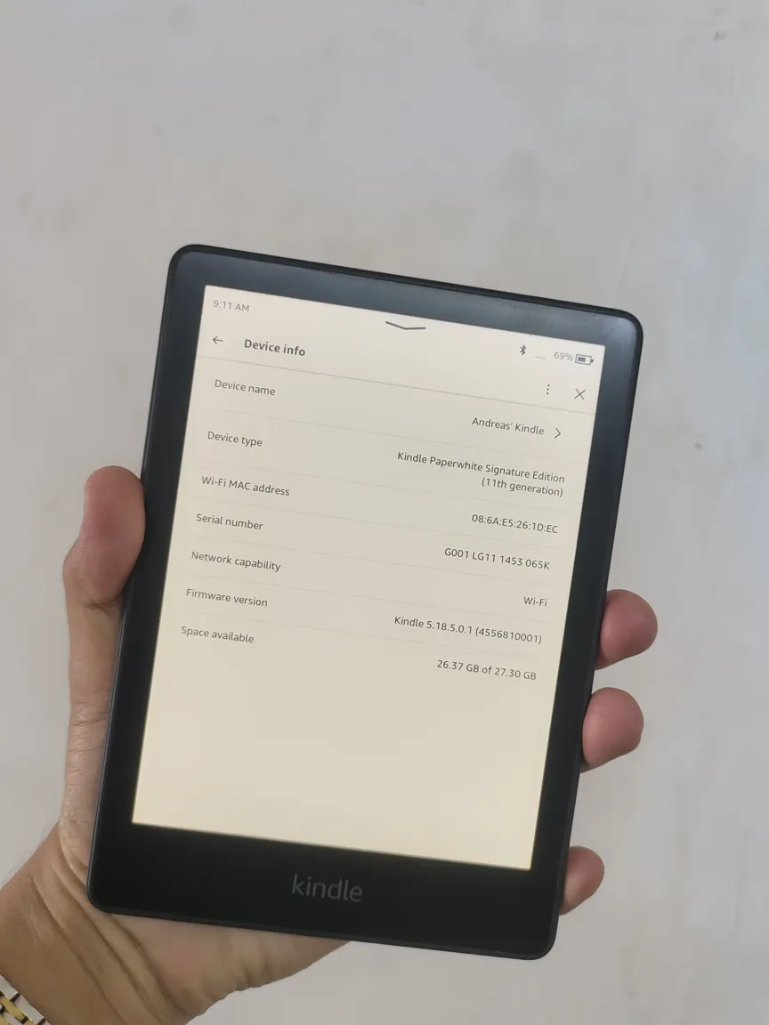 Kindle Paperwhite Signature Edition 11th Gen 32GB Black