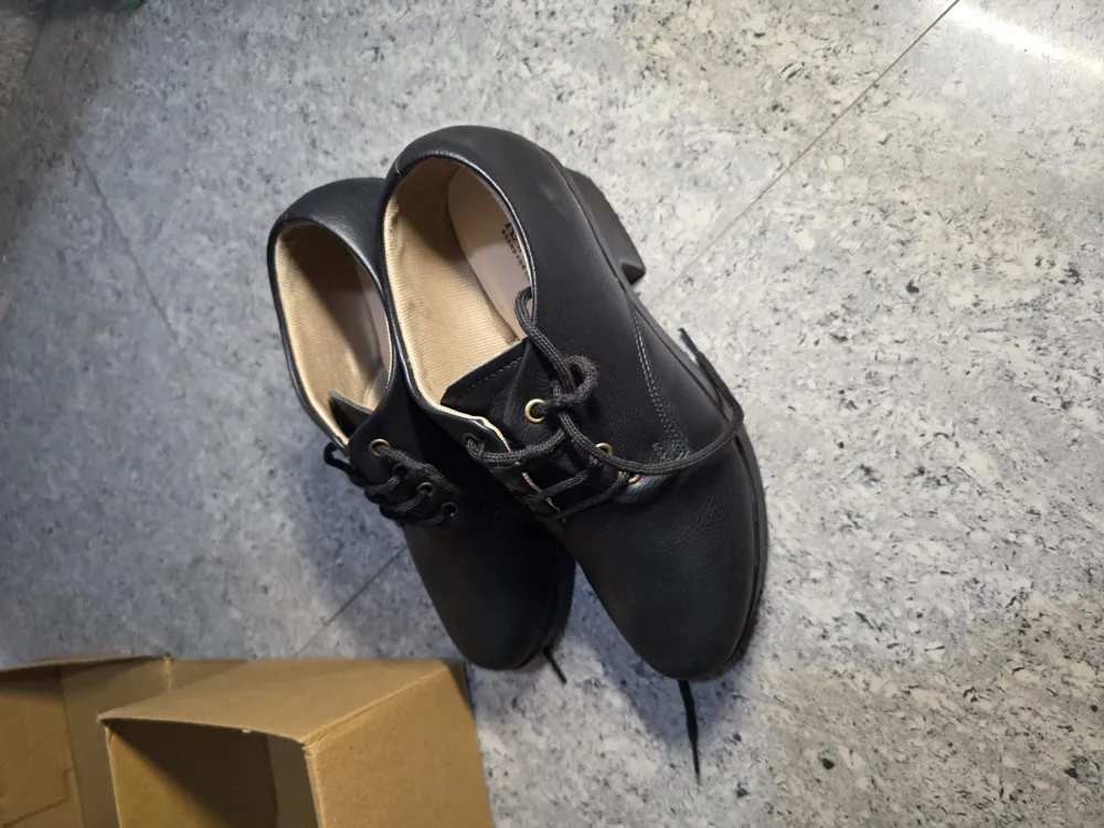 Black Heeled Boots Women's Size UK5 Dress Shoes