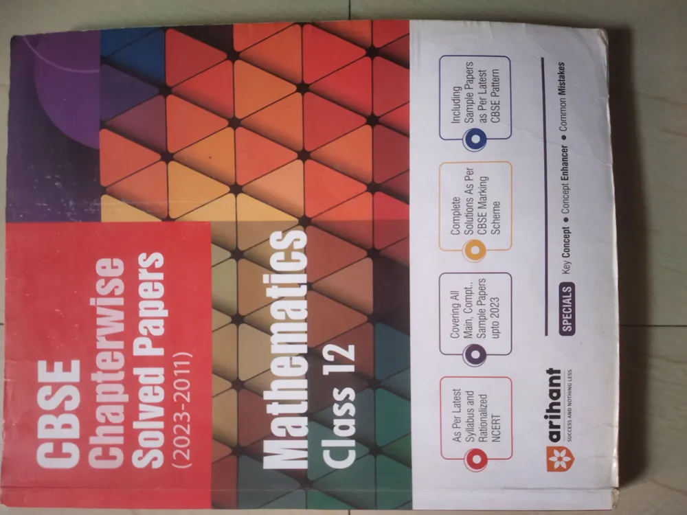 Arihant English Paperback Mathematics PYQ Chapter-wise