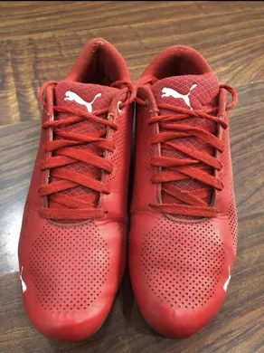 Puma Good Condition Casual Shoes Red UK10