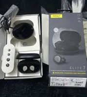 Jabra Elite7 Pro Like New Wireless Earbuds Black With Wireless Charging Pad