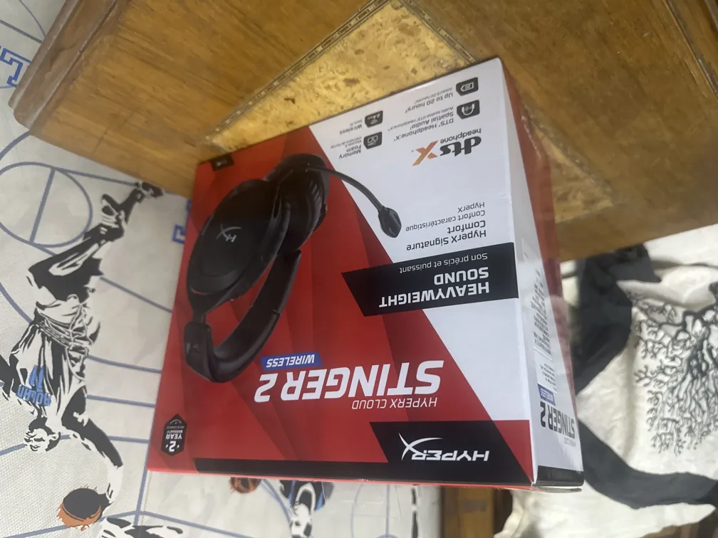 Hyperx Wireless Headphones Cloud Stinger 2, Unopened