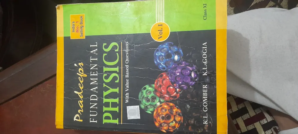 Pradeep's Fundamental Physics Hardcover Textbook For Class 11 Vol 1