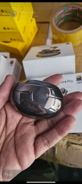 Realme Air 6 Pro ANC Buds - Good Condition - Wireless Earbuds - Grey - 6 Microphones