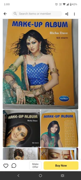 Richa Dave Makeup Book | Paperback | Makeup Guide | Colorful | Under 1 Kg