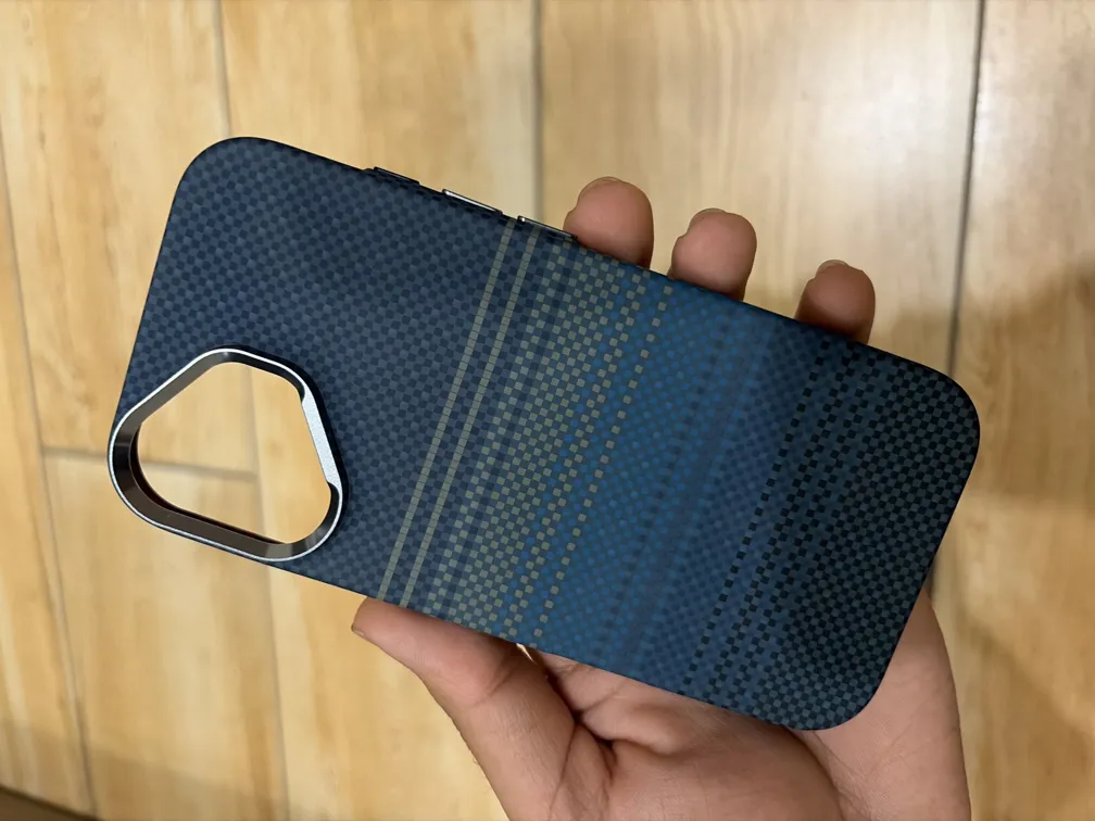 Iphone 17 New Aramid Fiber Case Blue