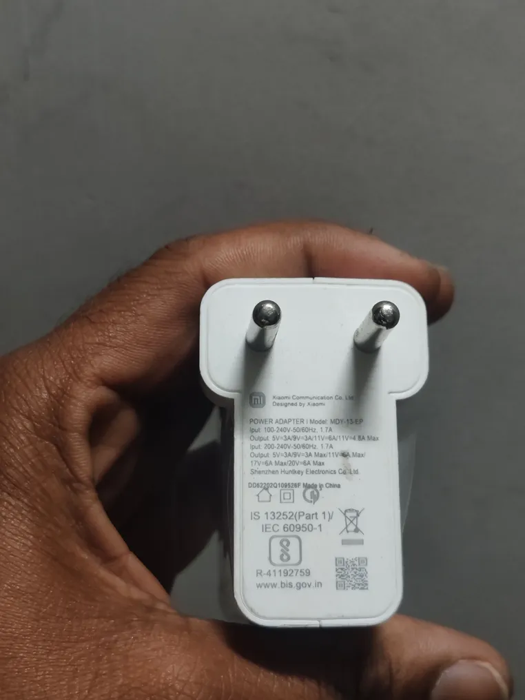 Xiaomi Fast Charger Like New White 120W Original