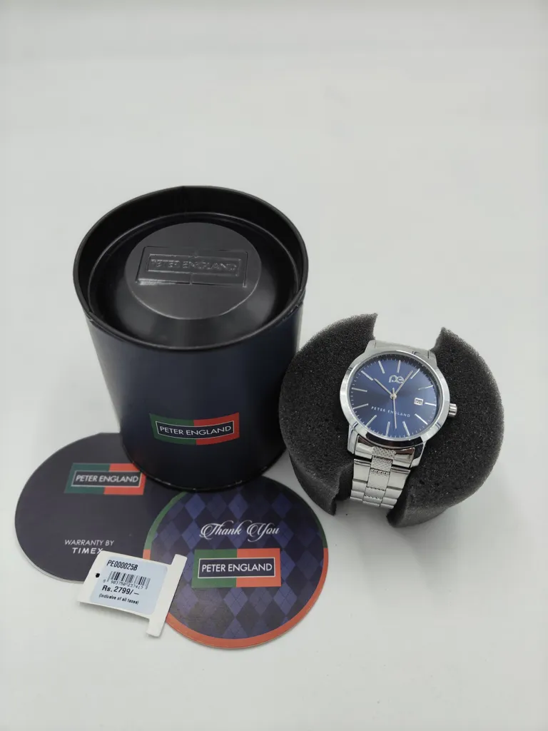 Peter England Men's Analogue Chain Watch - Elegant Design