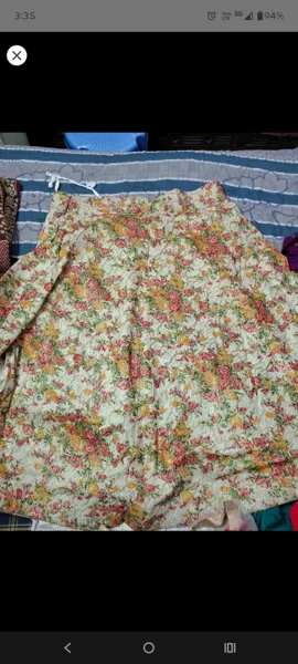 Wedding Lehenga Red & Golden 5XL Mirror Work Blouse