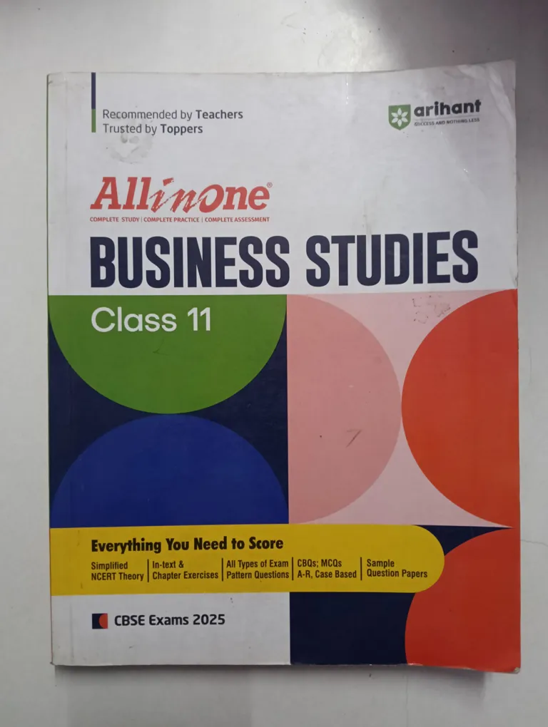 Arihant Class 12 Business Studies Sample Paper 2025