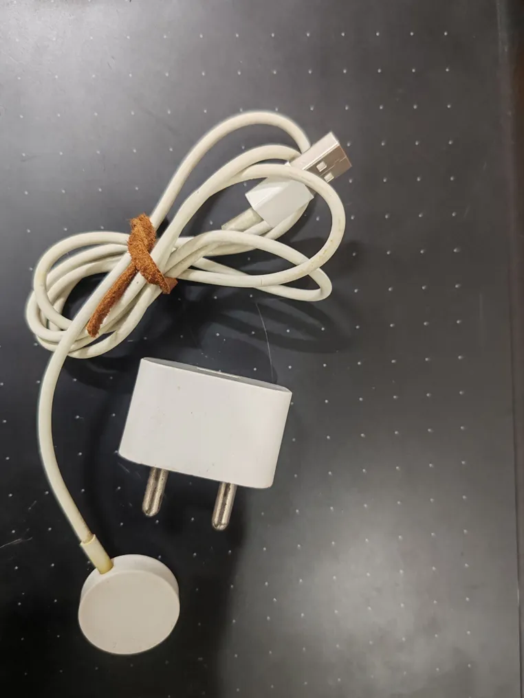 Apple Watch Charger And Adapter Combo Set White Brown