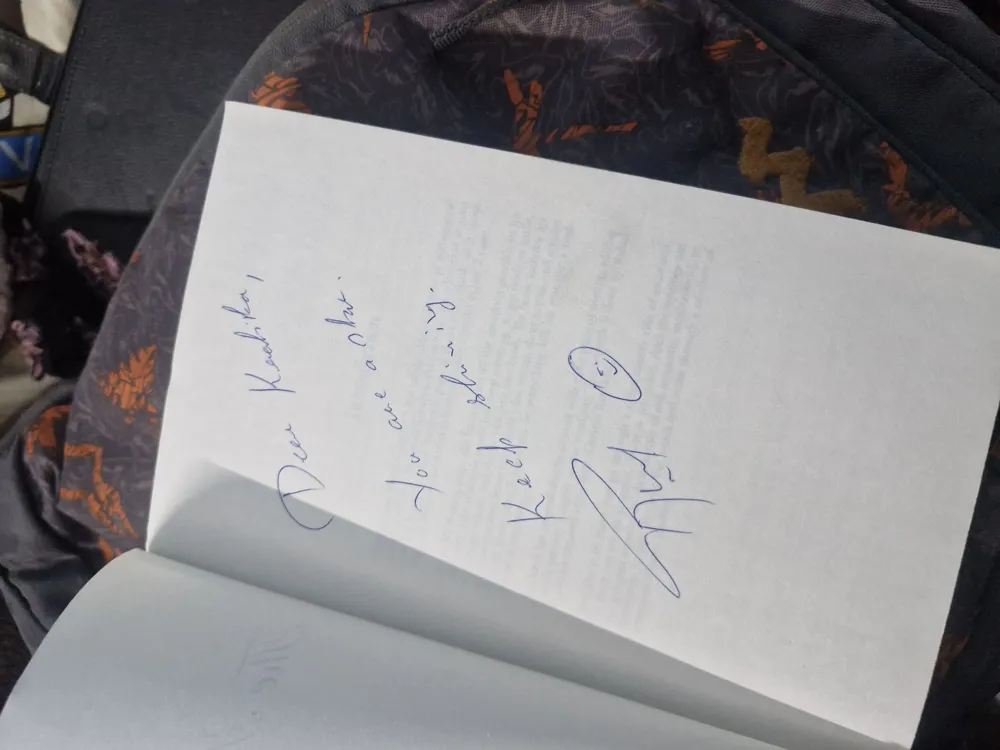 The Melting Words Signed Copy Chapter 1 Paperback Black