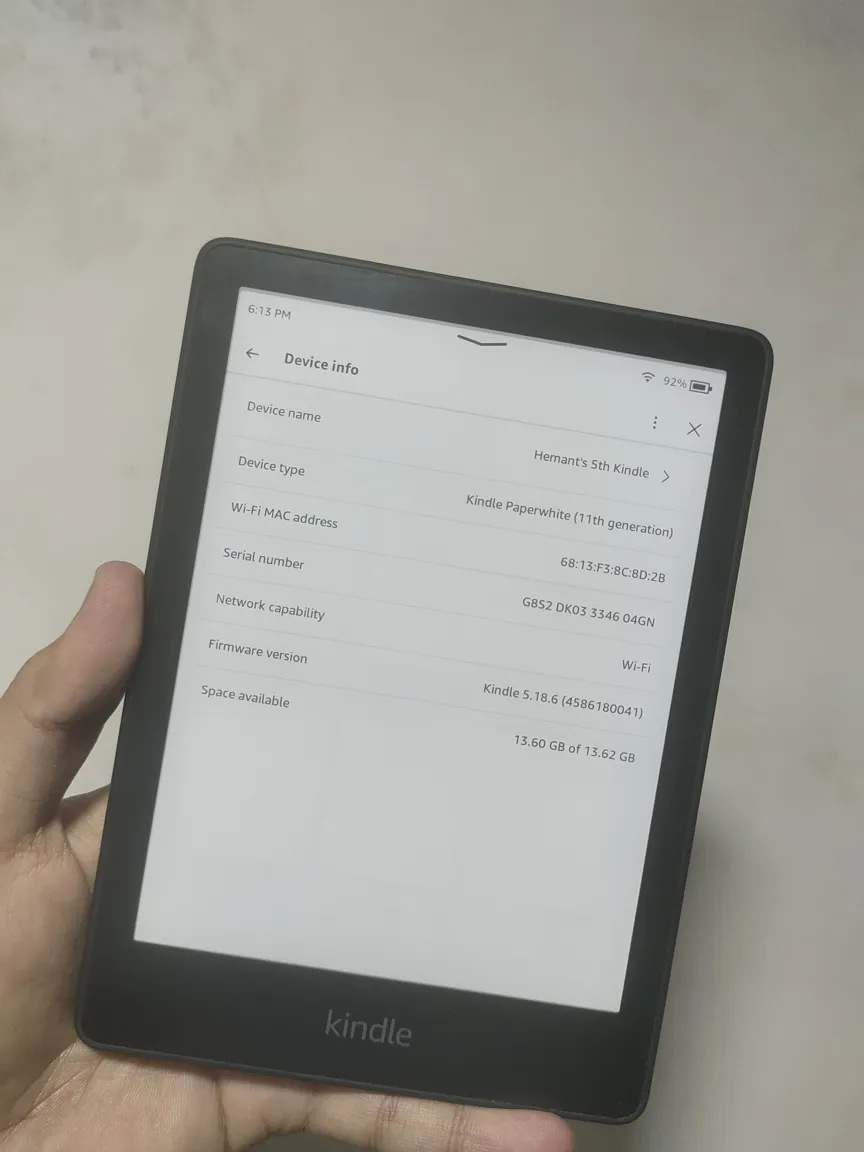 Buy used Kindle Paperwhite 11th Gen 16GB - Pristine Condition E-reader online on Resellpur