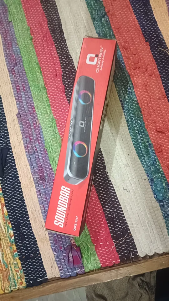 Quantron New Soundbar - Black - Under 1 Kg - Original With Warranty