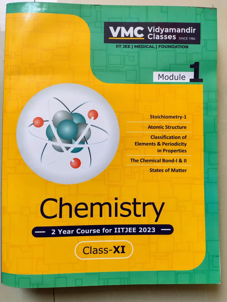 Vmc modules 1, 2, and 3 for class 11th for JEE 