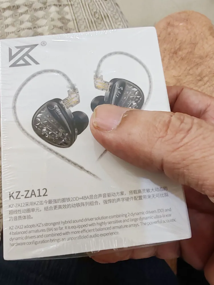 KZ ZA12 Unopened Iems - Black - High-performance Audio