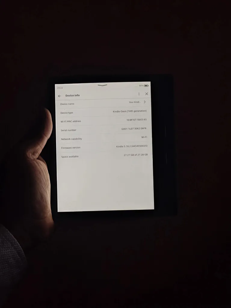 Amazon Kindle Oasis 10th Gen Used 32GB Champagne Gold E-reader