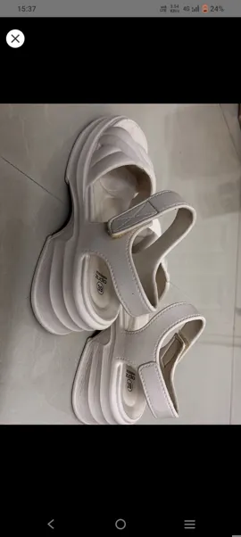 Zudio Refurbished Beige Platform Sandals UK8