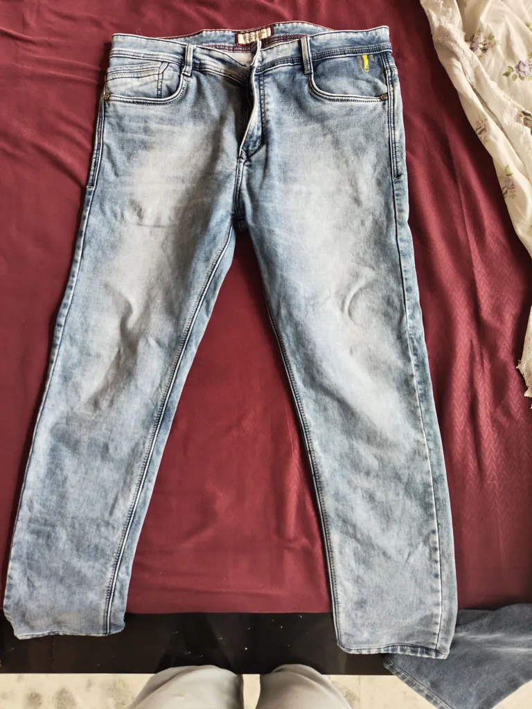 Brooklin Jeans Like New Men's Denim Light Blue Size XL/XXL