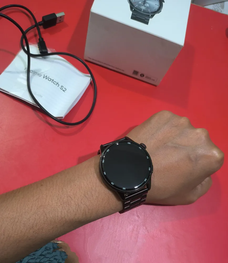 Realme Watch S2 Good Condition Smartwatch Black 1.43" AMOLED Display