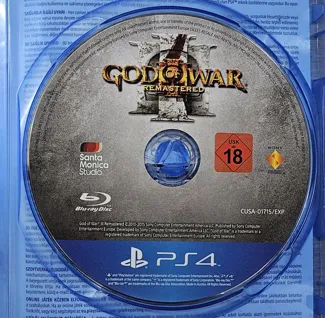 Buy used Sony PS4 God Of War 3 Remastered & FIFA 18 Disc - Good Condition - Under 1 Kg online on Resellpur