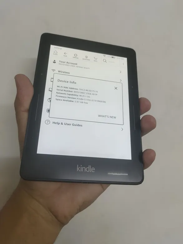 Sold second hand Kindle Voyage Good Condition Black E-reader Perfectly Working on Resellpur