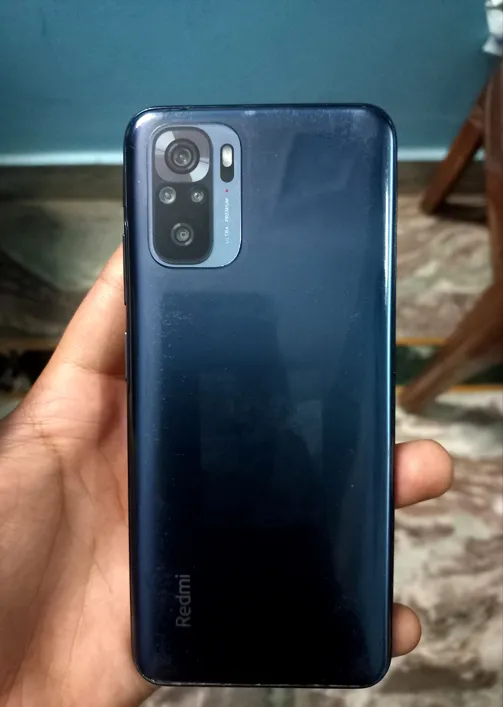 Sold second hand Redmi Note 10 Good Condition Smartphone Blue 4GB RAM 64GB Storage on Resellpur