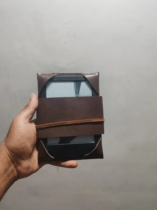 Buy used Handmade Leather Kindle Cover | Vintage Brown | Fits 4th–10th Gen | Lanyard Included online on Resellpur