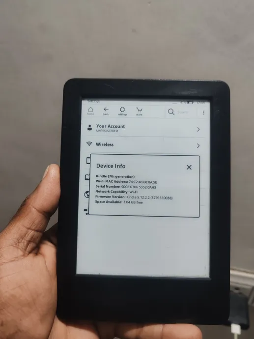 Sold second hand Kindle 7th Gen Pre-owned Black E-reader With 10 Days Battery Life on Resellpur