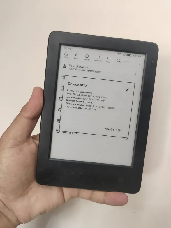 Buy used Kindle 7th Generation E-reader, Good Condition, Black online on Resellpur