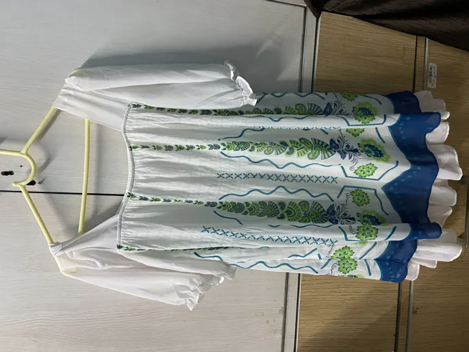 Buy used Beautiful One-piece Dress Good Condition Women's White Floral S online on Resellpur