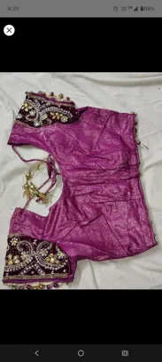 Buy used Bridal Lehnga 4XL Unique Purple Shining online on Resellpur