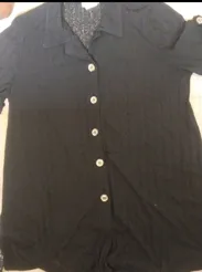 Buy used Black Shrug Dress For Women - Free Size - Stretchable Beach & Party Wear online on Resellpur